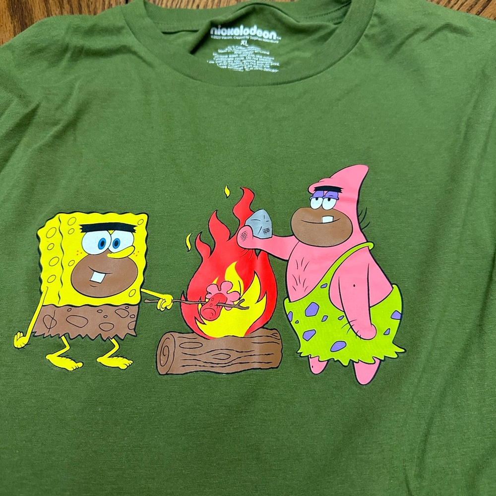 Nickelodeon Sponge Bob and Patrick Long Sleeve T-Shirt - Picture 2 of 4